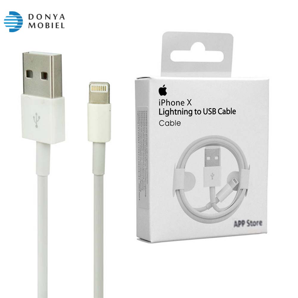 کابل تبدیل USB به لایتنینگ اپل طول 1 متر Apple USB to Lightning Cable 1m