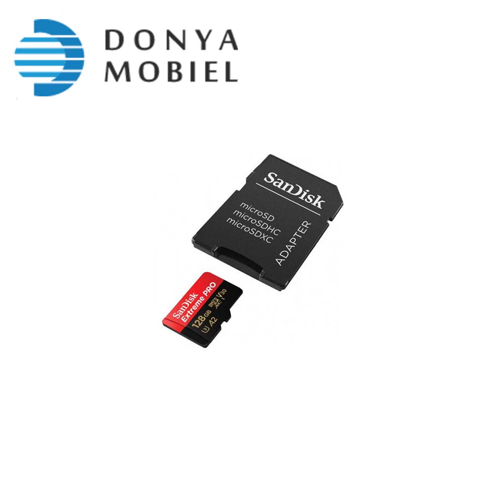 کارت حافظه microSDسن‌دیسک مدل Sandisk 128GB Extreme PRO UHS-I U3 microSDXC Card 200MB/s( رم128 )