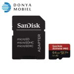 کارت حافظه microSDسن‌دیسک Sandisk 64GB Extreme PRO UHS-I U3 microSDXC Card 200MB/s