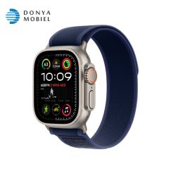 اپل واچ اولترا 2 جدید iWatch Ultra 2 New 49mm بند Trail Loop آبی / بدنه نچرال