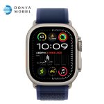 اپل واچ اولترا 2 جدید iWatch Ultra 2 New 49mm بند Trail Loop آبی / بدنه نچرال