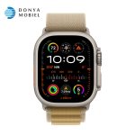 اپل واچ اولترا 2 جدید iWatch Ultra 2 New 49mm بند Alpine Loop بژ / بدنه نچرال