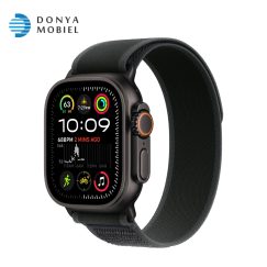 اپل واچ اولترا 2 جدید iWatch Ultra 2 New 49mm بند Trail Loop مشکی / بدنه مشکی