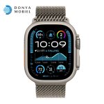 اپل واچ اولترا 2 جدید iWatch Ultra 2 New 49mm بند Titanium Milanese Loop نچرال / بدنه نچرال