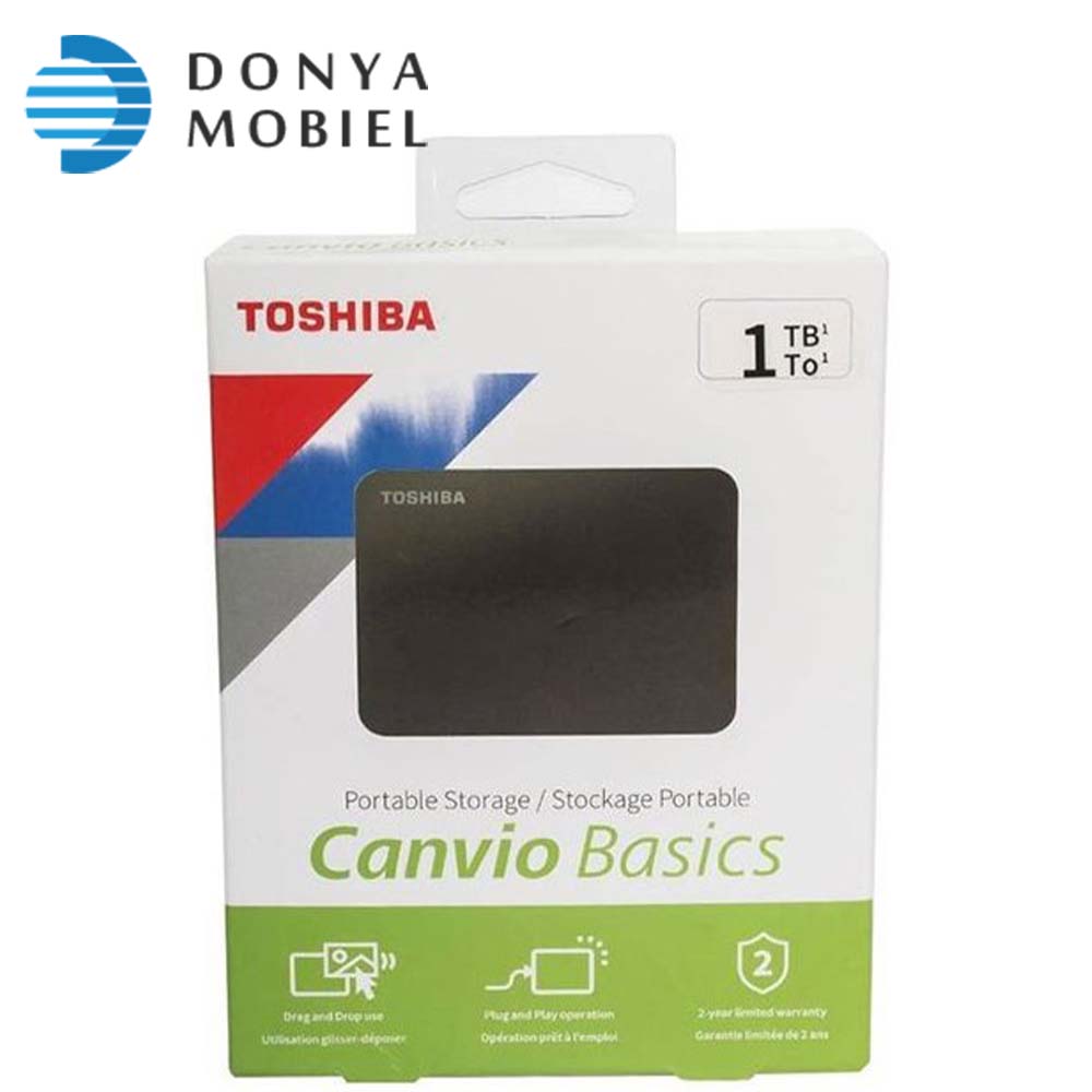 توشیبا1ترااا هارد دیسک اکسترنال توشیبا Canvio Basics ترابایت 1