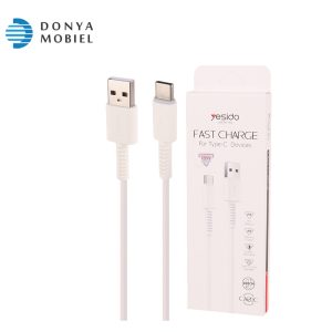 کابل تایپ سی فست شارژ Yesido CA120C 1m