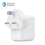 شارژر دیواری اپل مدل Dual USB-C توان 35 وات سه شاخه
